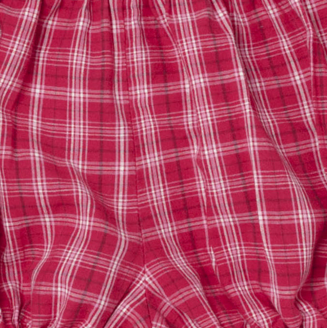 12M - Bloomer carreaux rouge et blanc