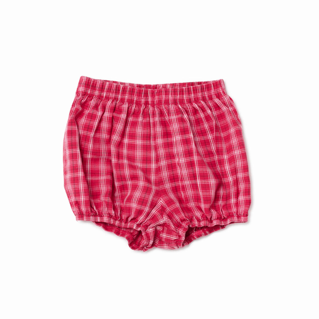 12M - Bloomer carreaux rouge et blanc