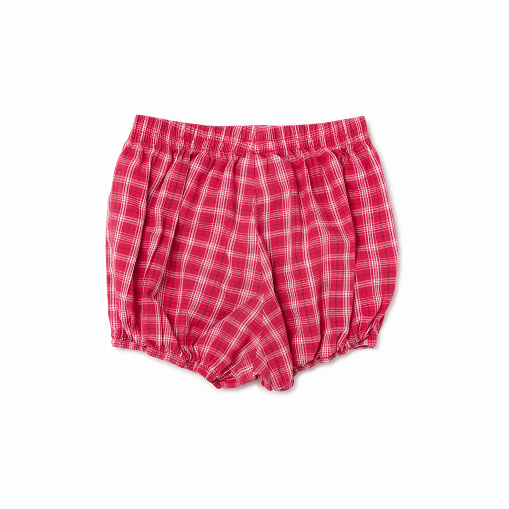 12M - Bloomer carreaux rouge et blanc