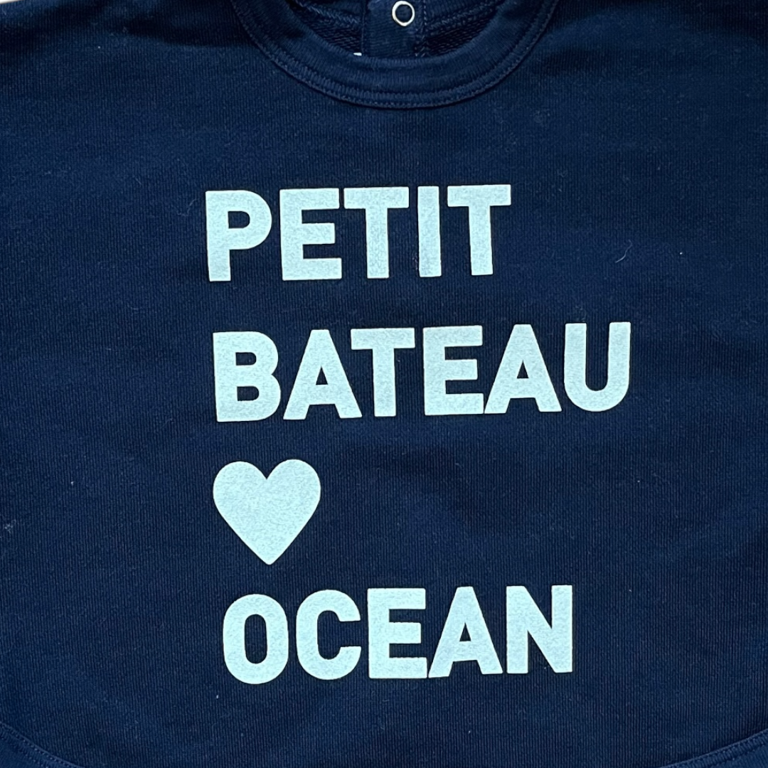6M - Sweatshirt 💙 🌊 Petit Bateau