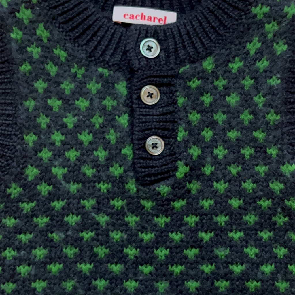 12M - Pull sans manches coup de 💚 Cacharel