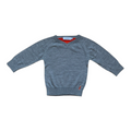 12M - Pull bicolore en V