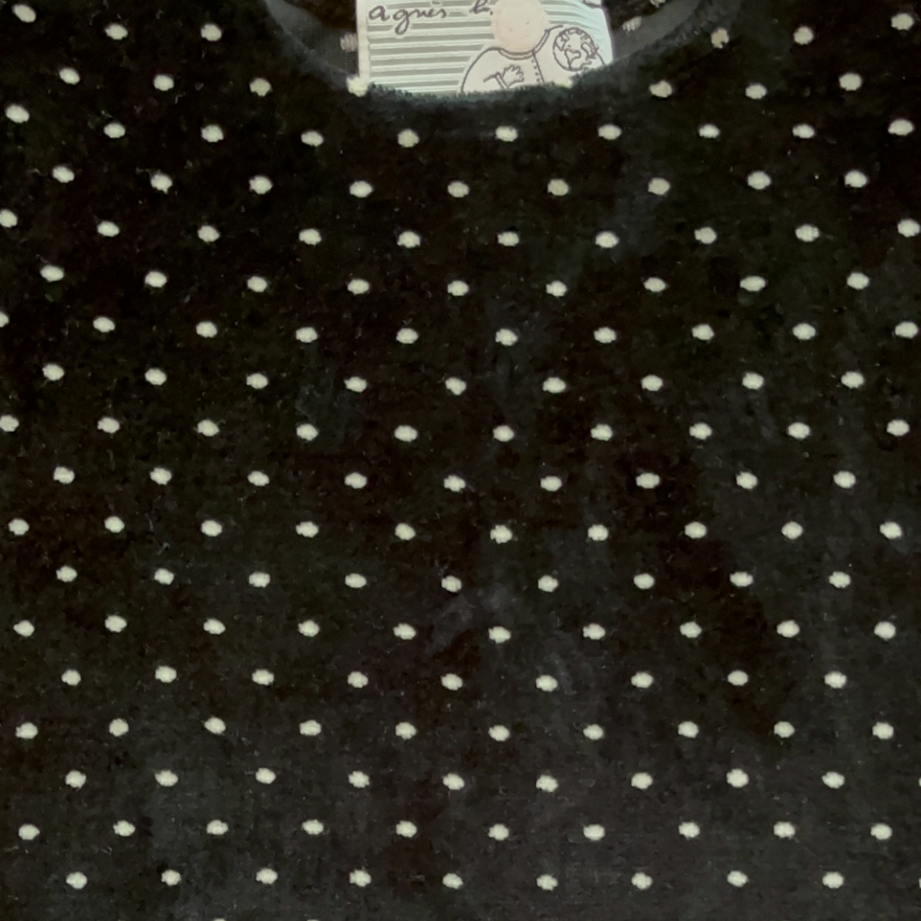 12M - Robe petits pois ⚫️⚪️⚫️ Agnès b
