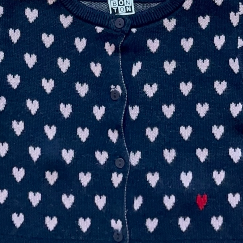 12M - Gilet Coeur 💗