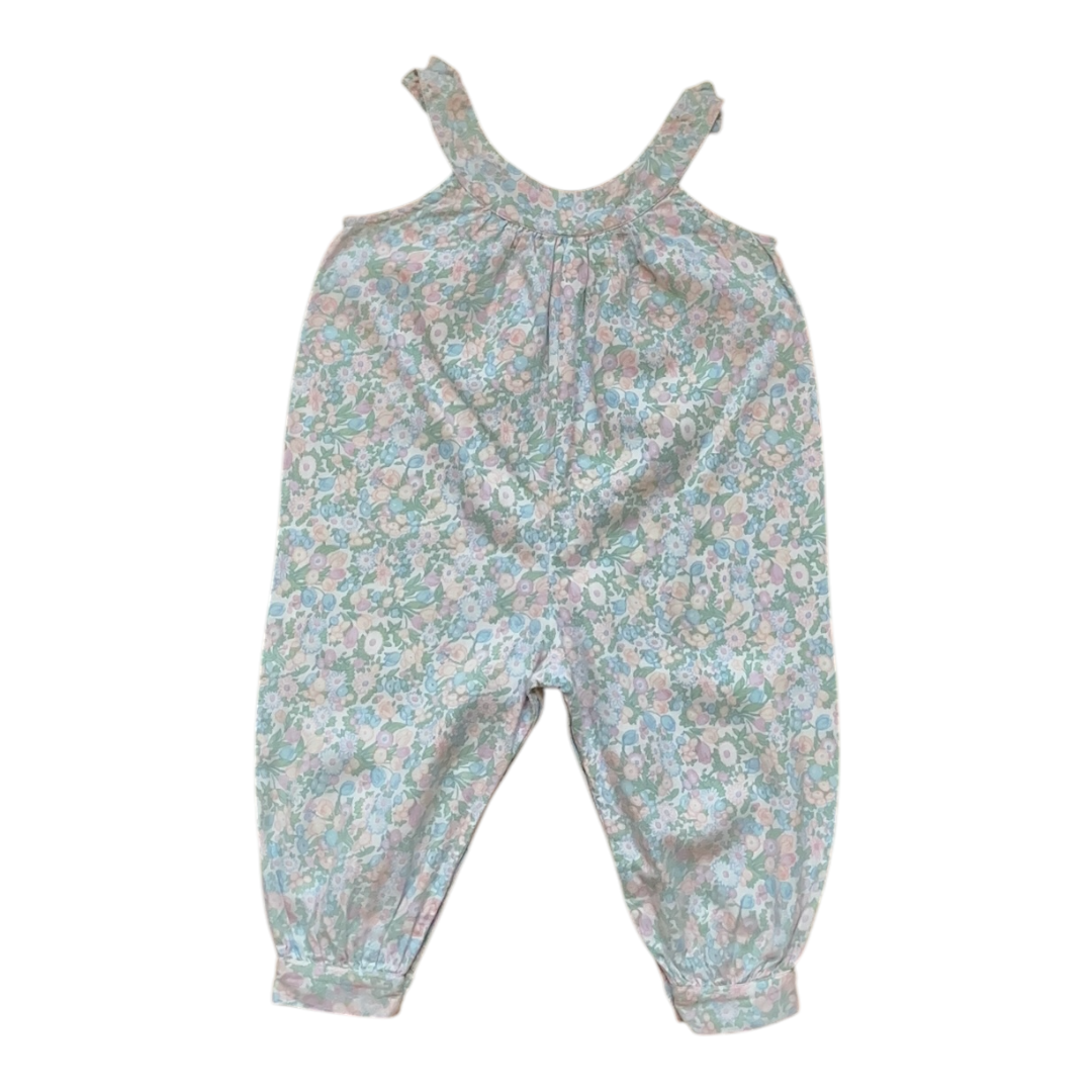 12M - Salopette pilou fleuri