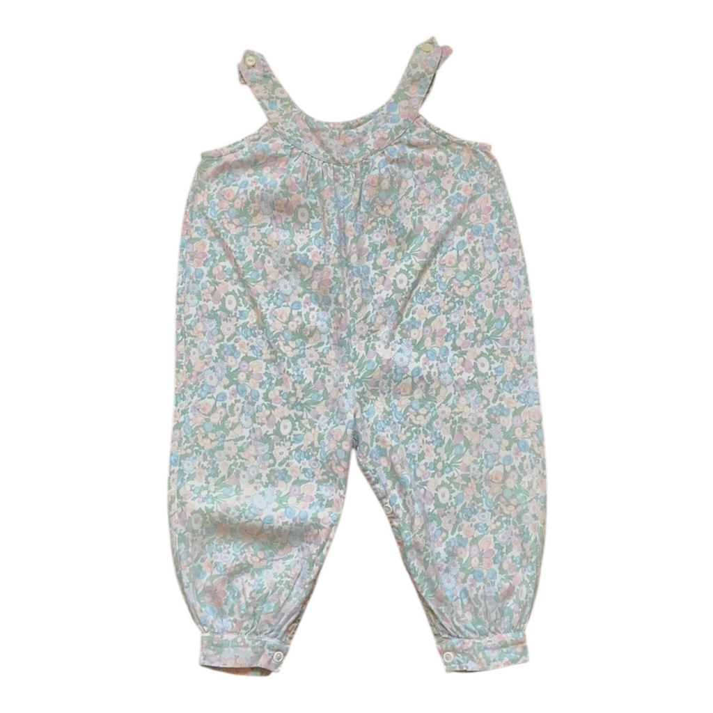 12M - Salopette pilou fleuri