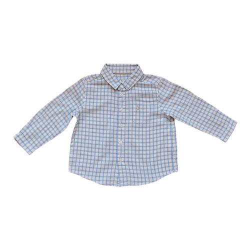 12M - Chemise à carreaux et 🐰