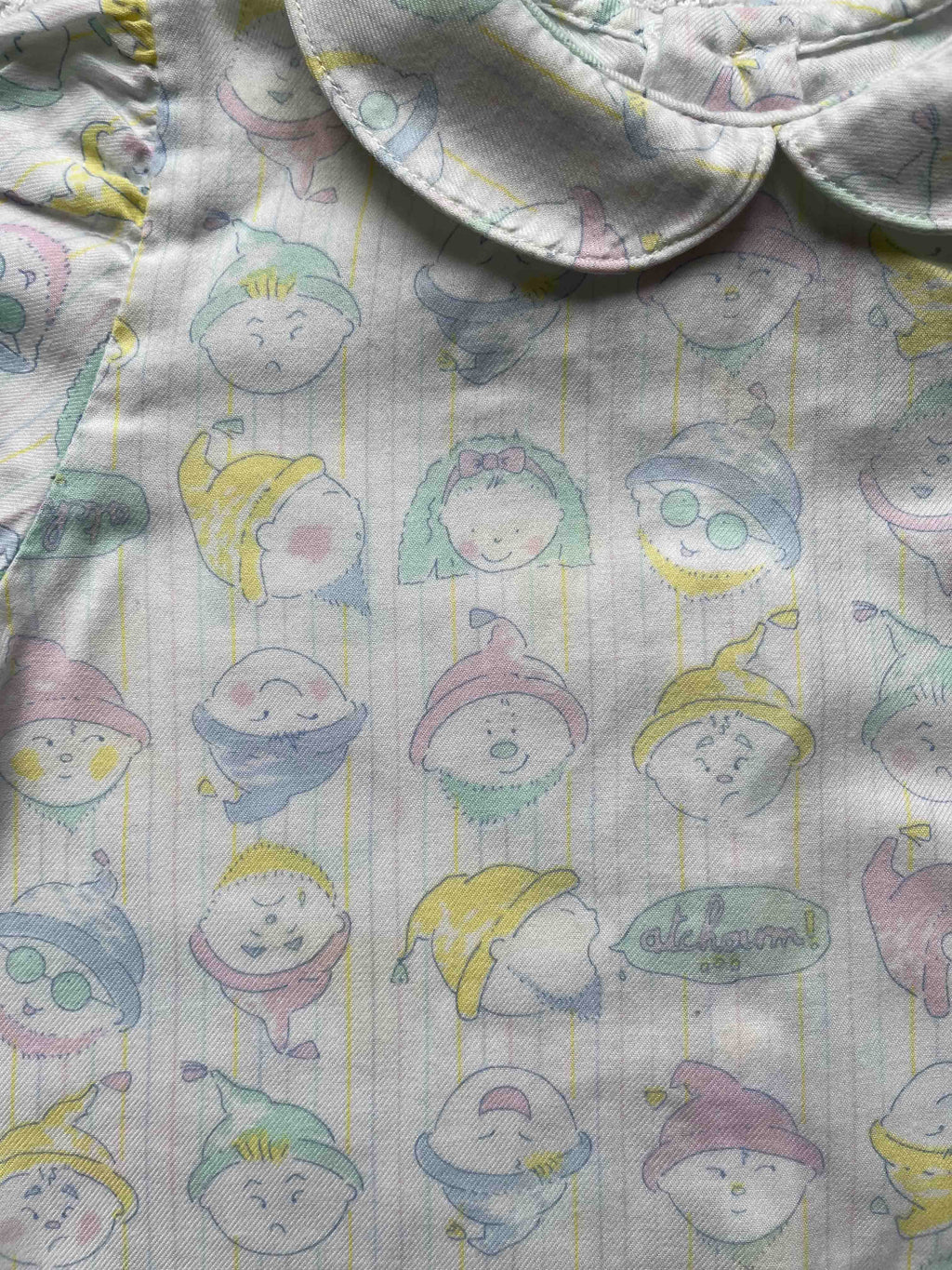 6-12M - Chemise pastel Marque vintage