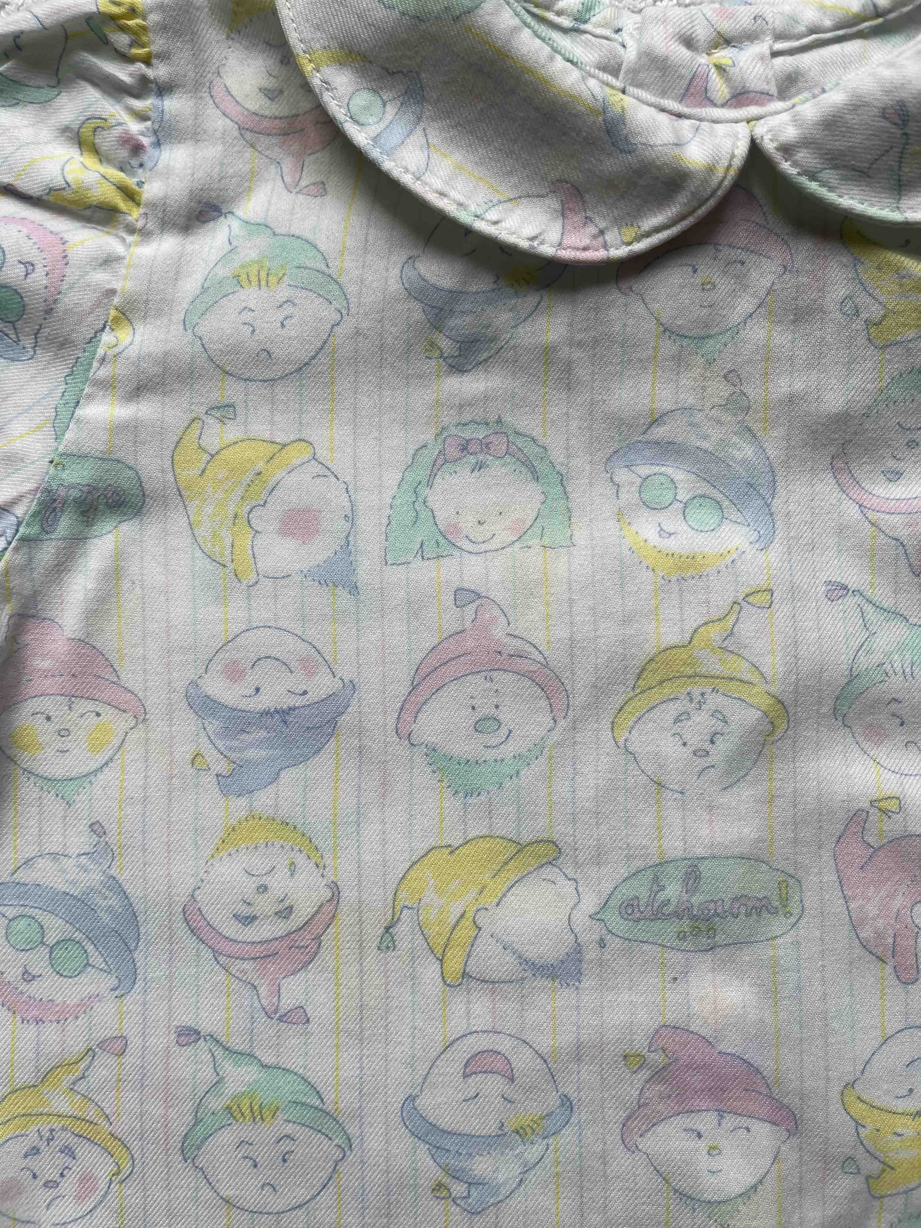 6-12M - Chemise pastel Marque vintage