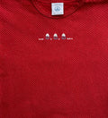 2A - Tshirt rouge à mini pois
