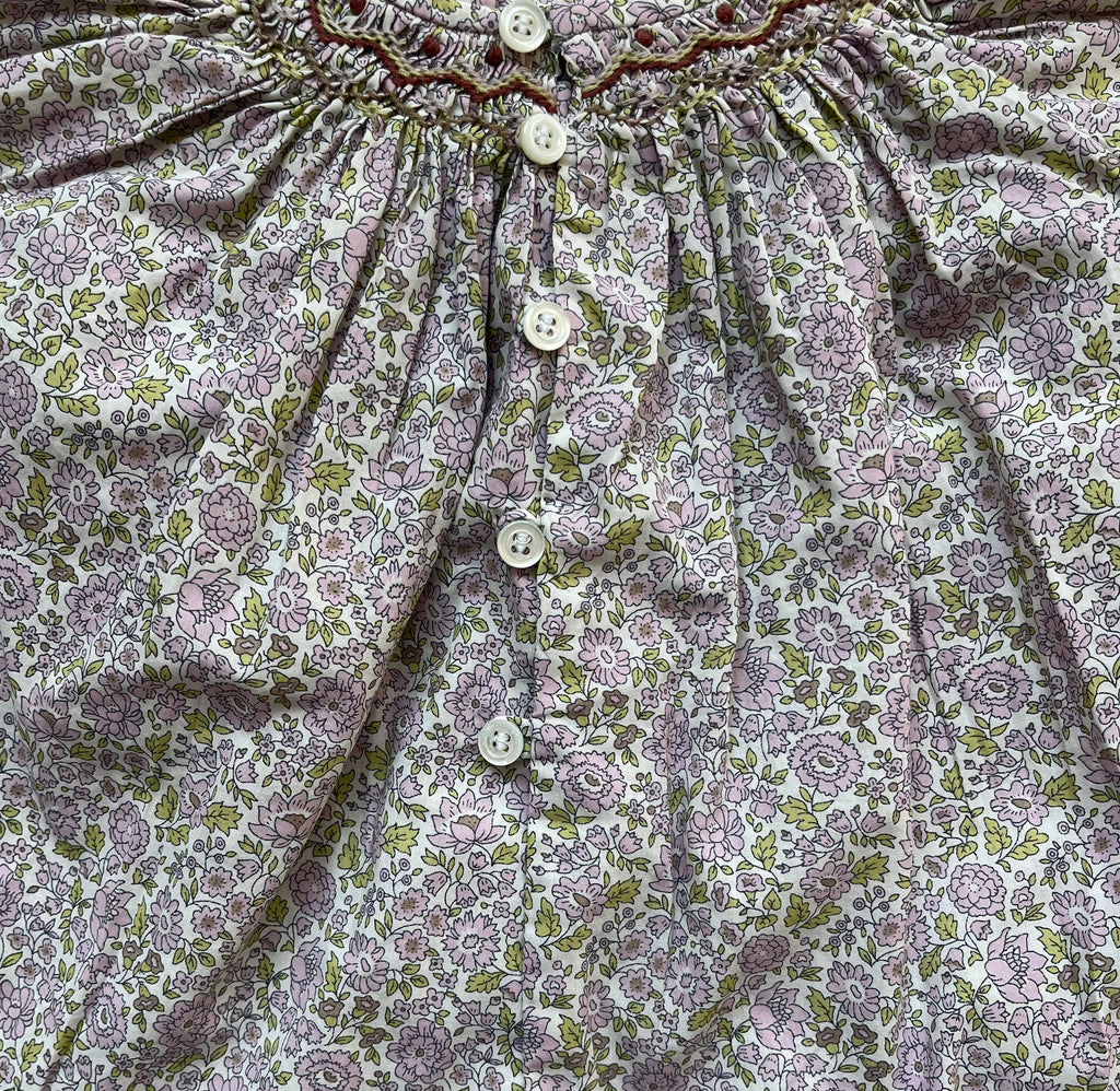 6M - Blouse fleurie petit printemps