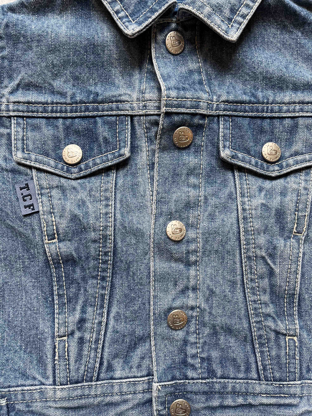 6-12M - Mon blouson "Baby best" Marque vintage