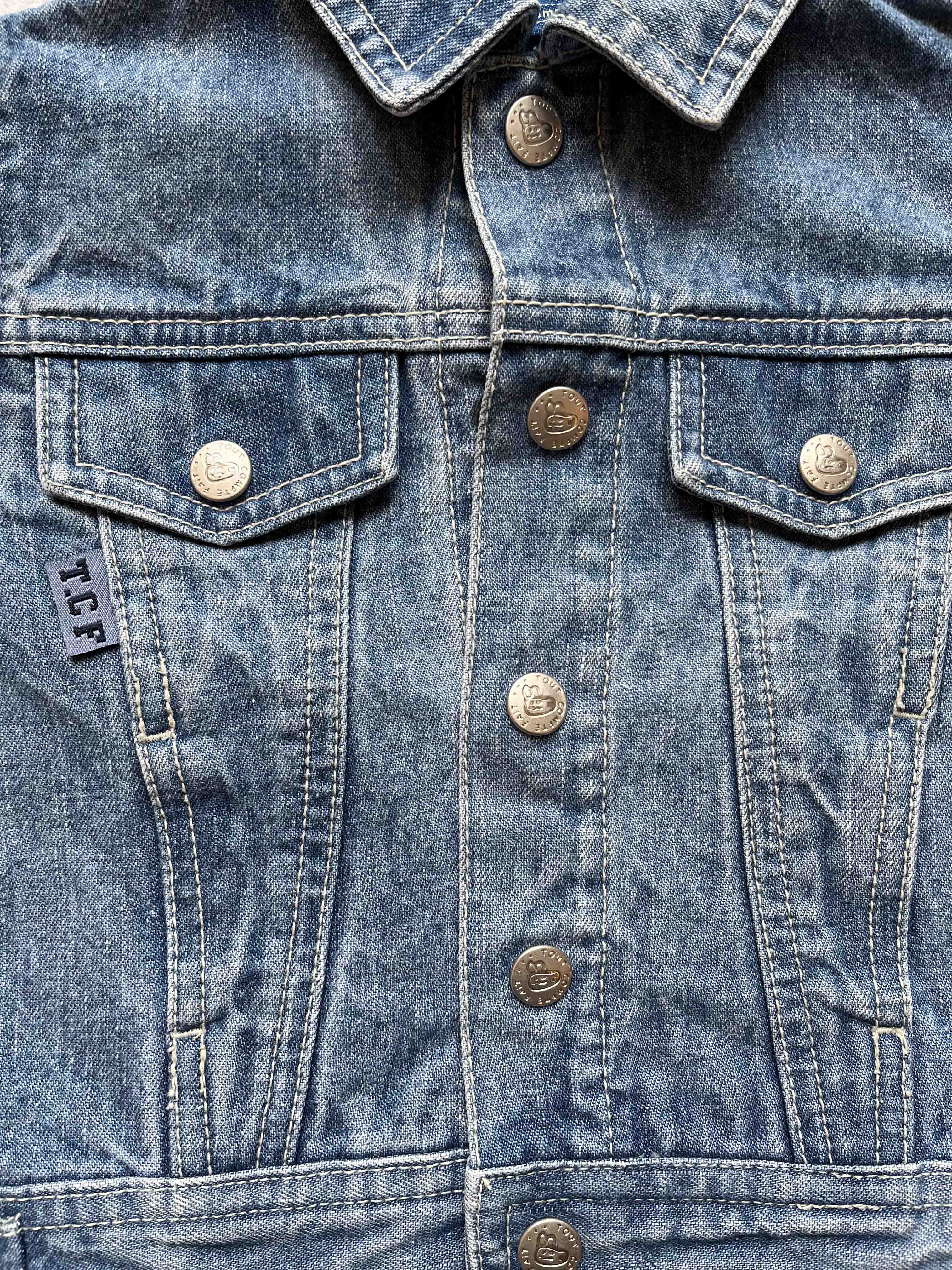 6-12M - Mon blouson "Baby best" Marque vintage