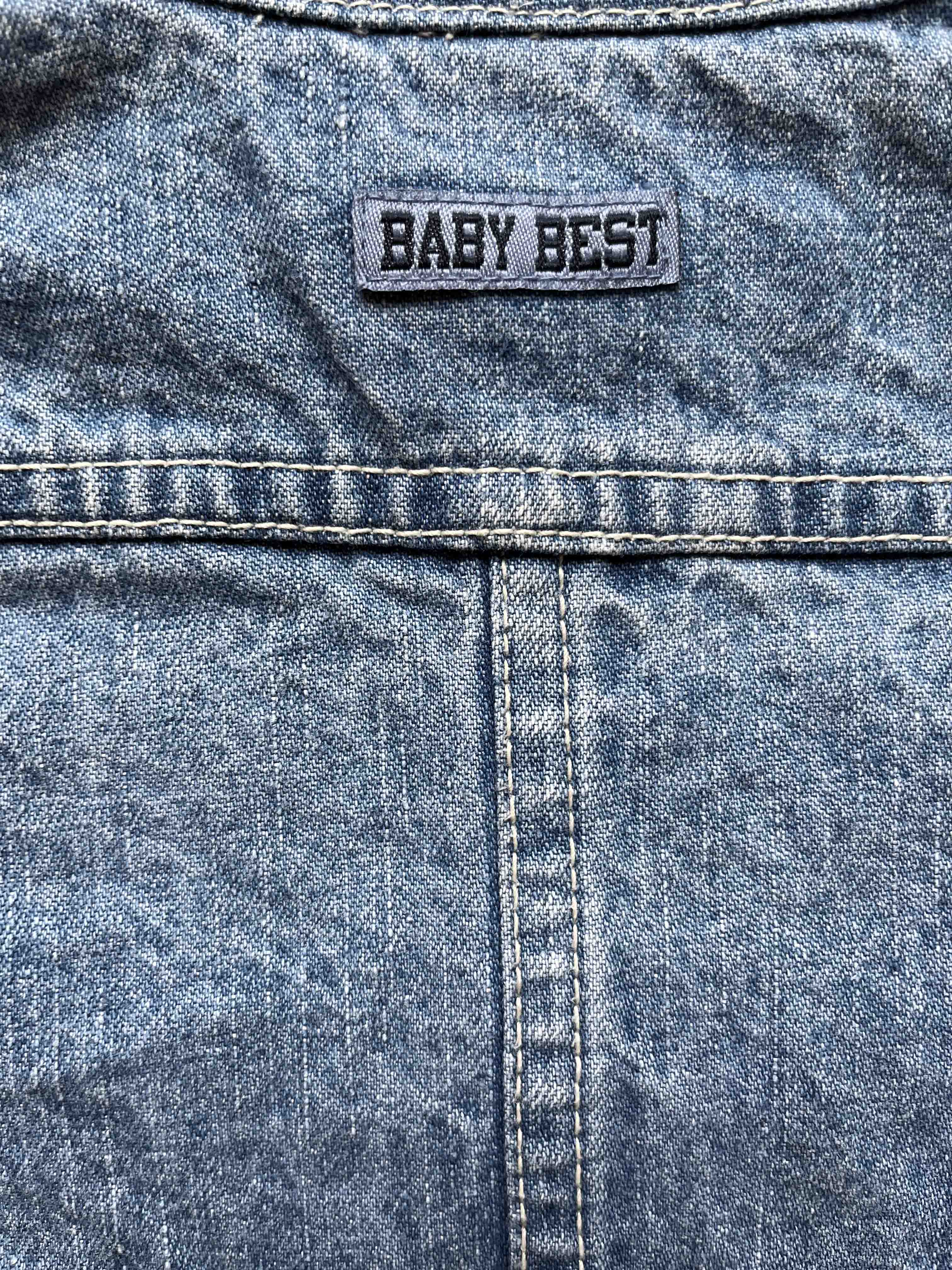 6-12M - Mon blouson "Baby best" Marque vintage
