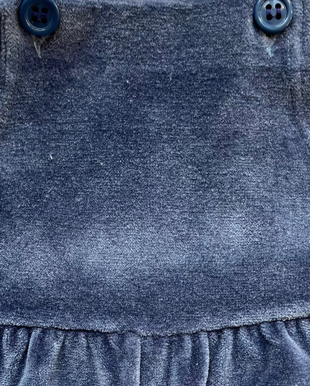 6M & 18M - Salopette veloutée marine