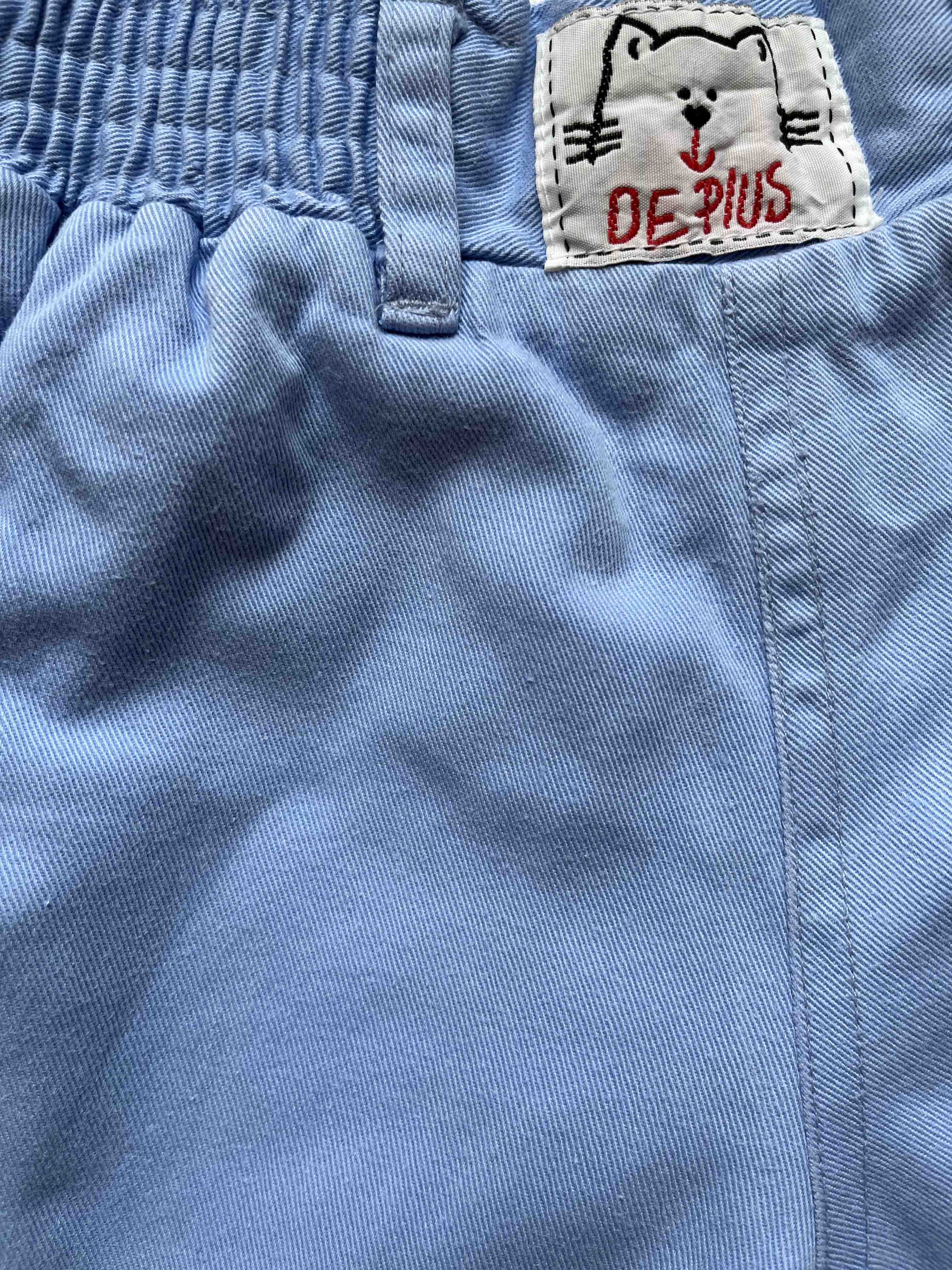 12M - Pantalon bleu chiel Marque vintage