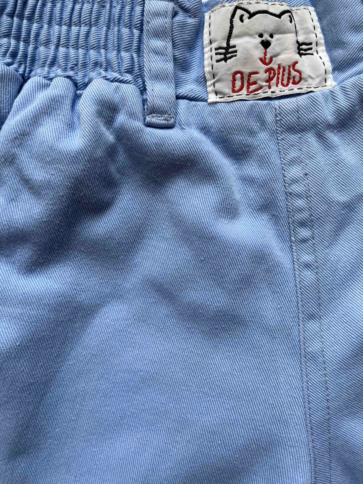 12M - Pantalon bleu chiel