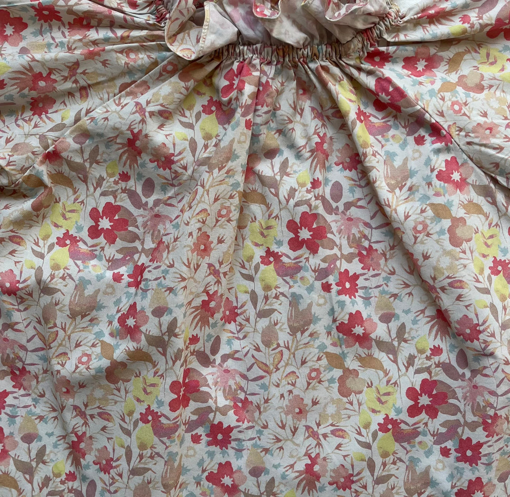6M - Blouse en fleurs