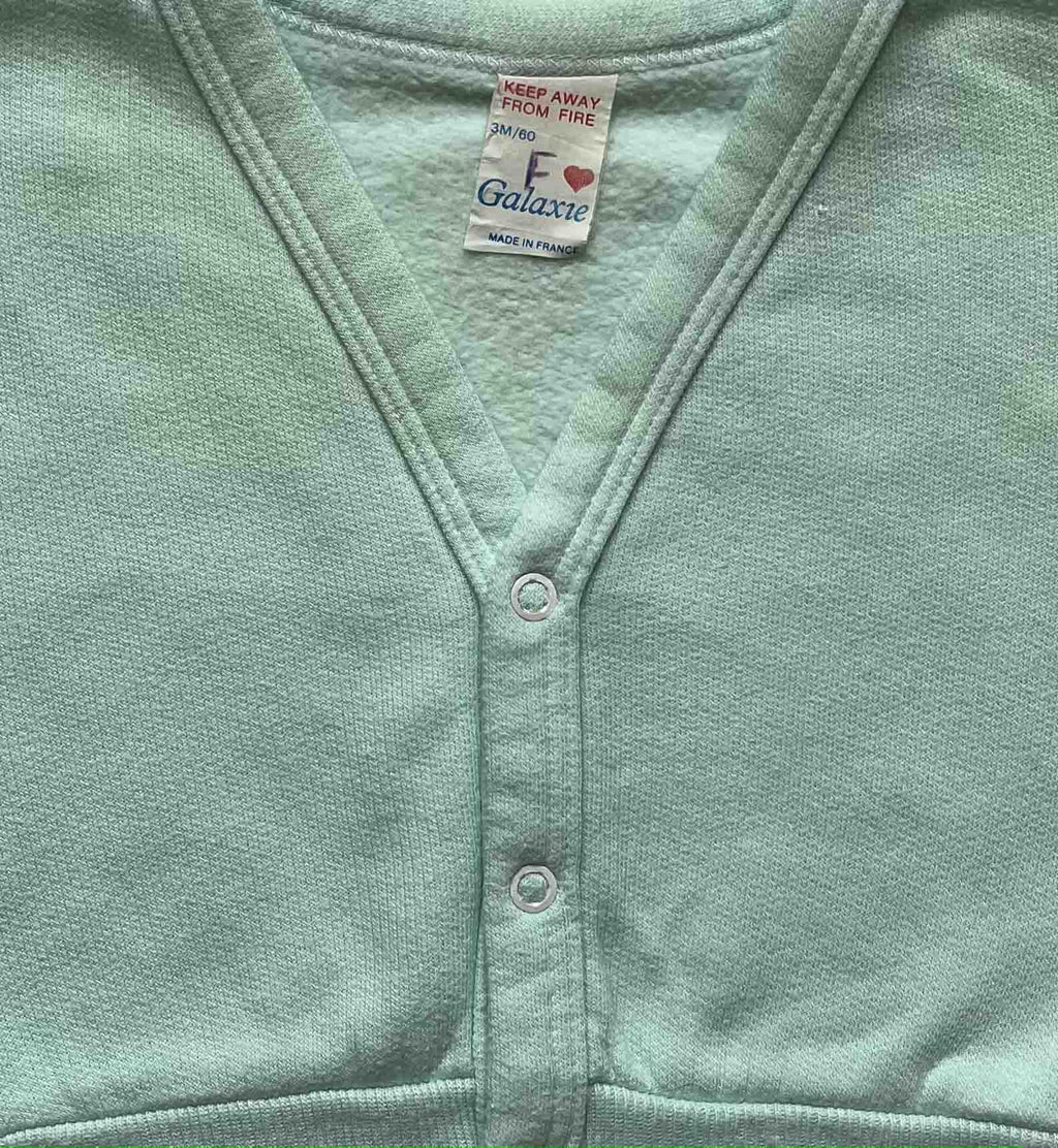 3M - Gilet diabolo menthe Marque vintage