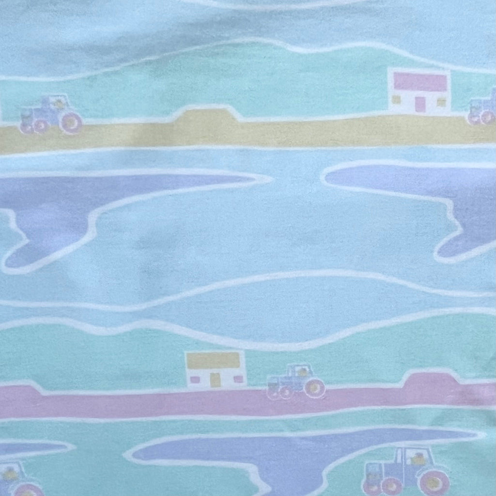 TU - Foulard ferme rose imaginaire 🚜🌷