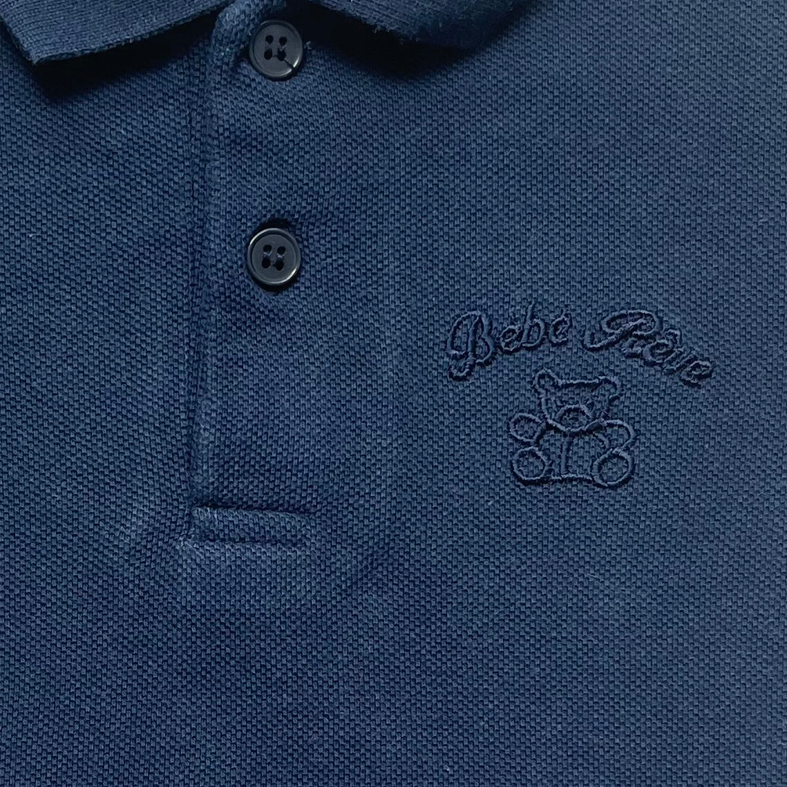18M - Polo ourson 🔵 🐻 Marque vintage