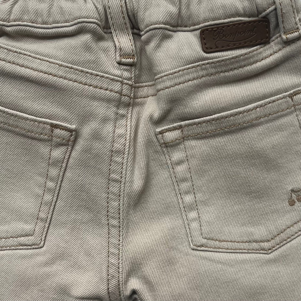 12M - Jean beige Bonpoint