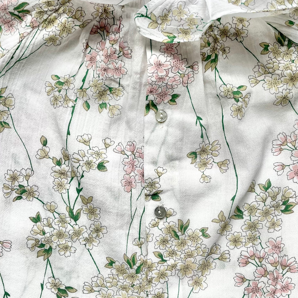 6M - Blouse fleurie esprit japonais Bonton