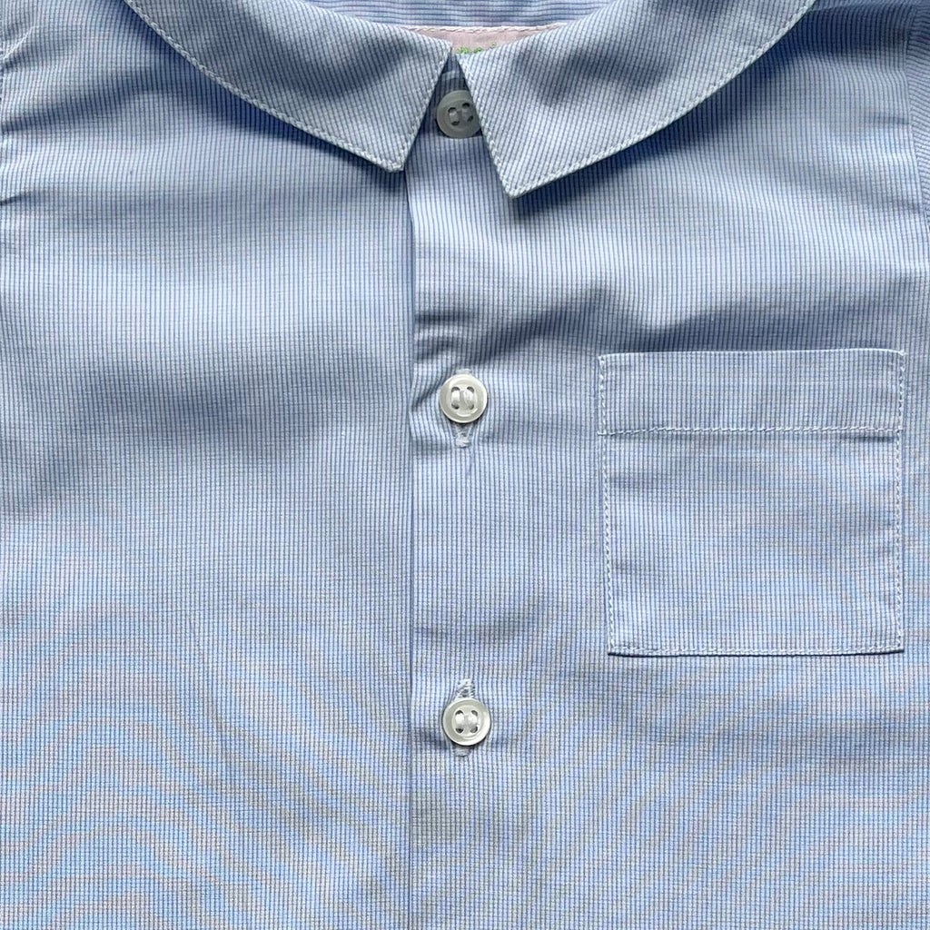 6M - Chemise à mini carreaux