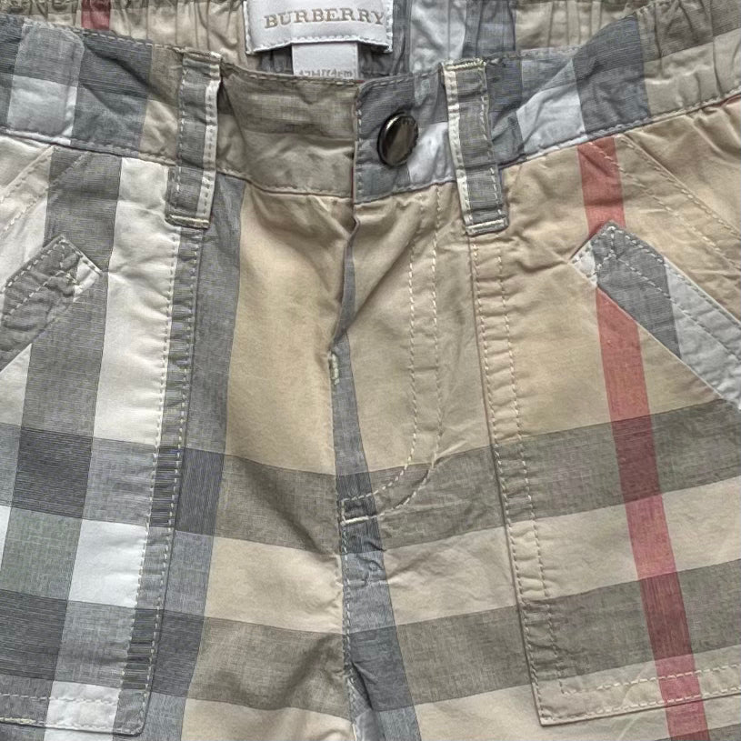12M - Pantalon grands carreaux