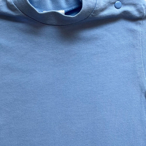 12M - Tshirt beau bleu Marque vintage