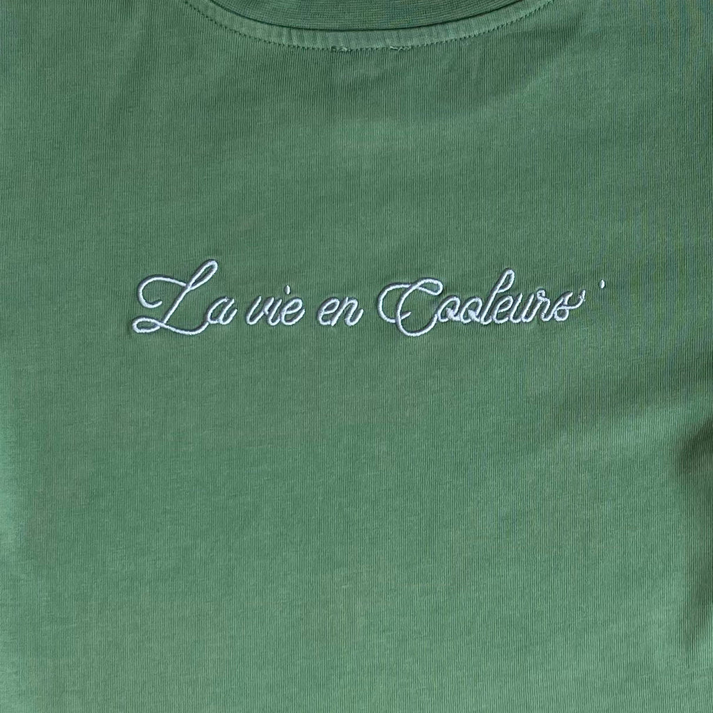 T-shirt N°2 🌿Vert🌿 "La vie en cooleurs" 🆒 Gamme de Cooleurs
