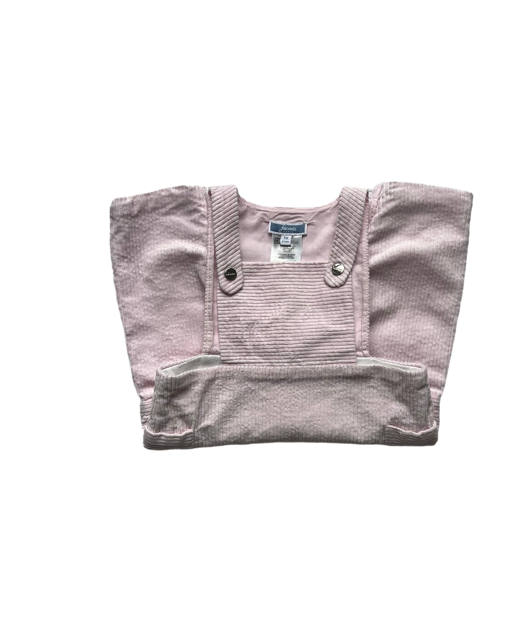6M - Salopette baby rose Jacadi