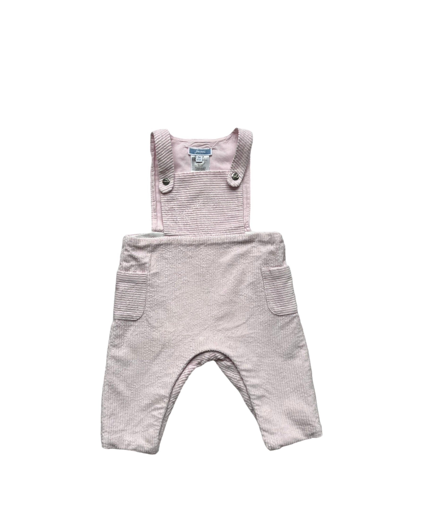 6M - Salopette baby rose Jacadi