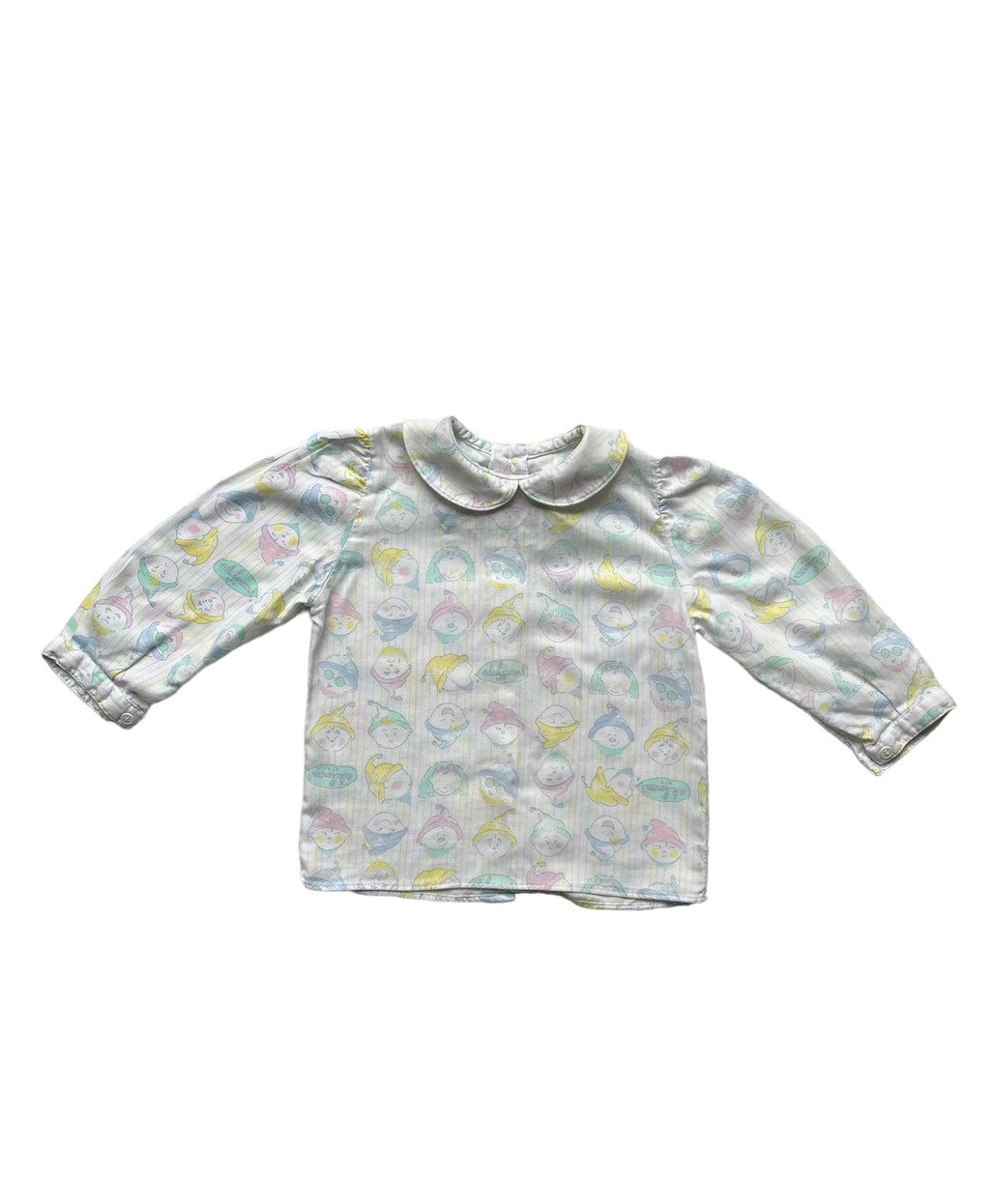 6-12M - Chemise pastel Marque vintage