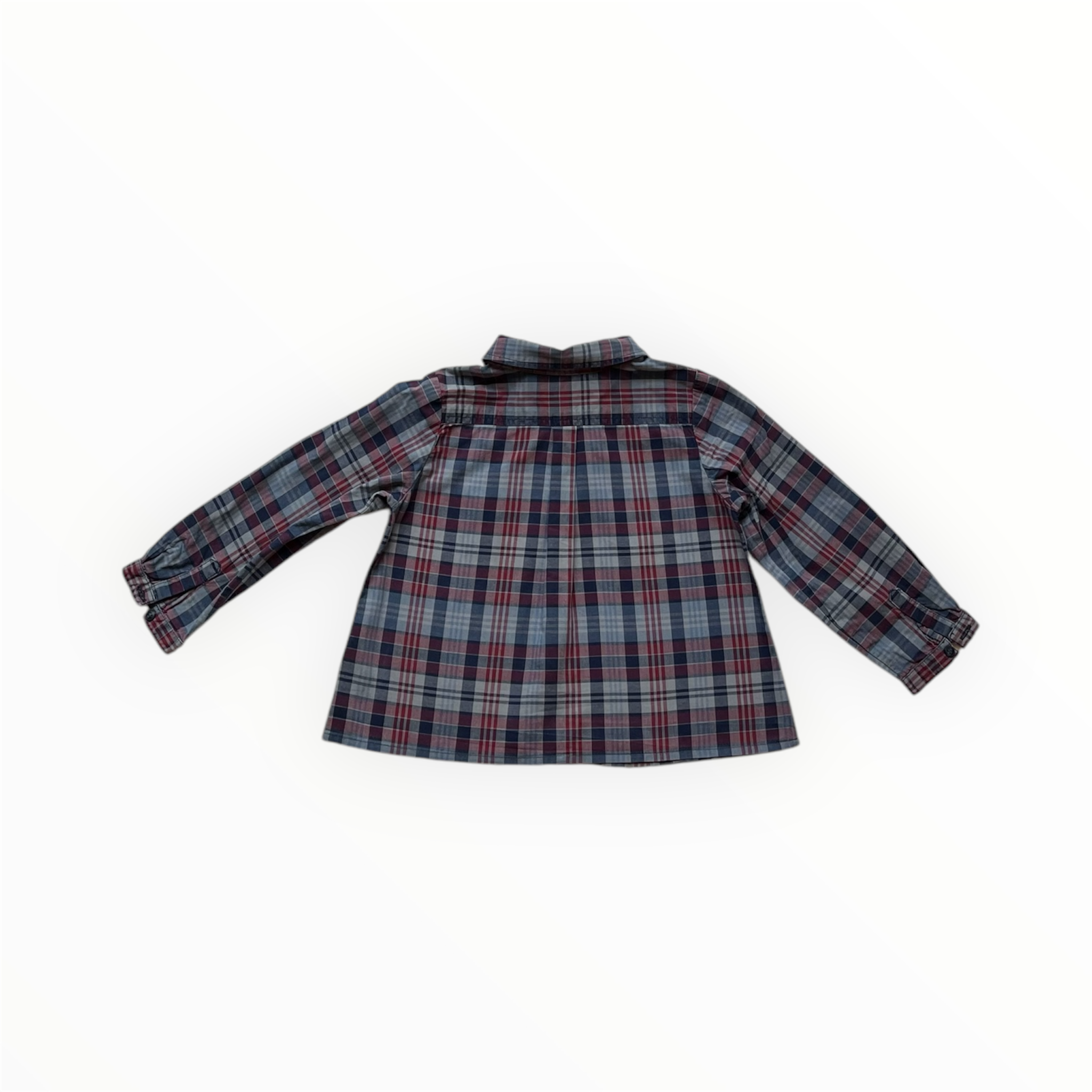 2A - Chemise carreaux Bonpoint