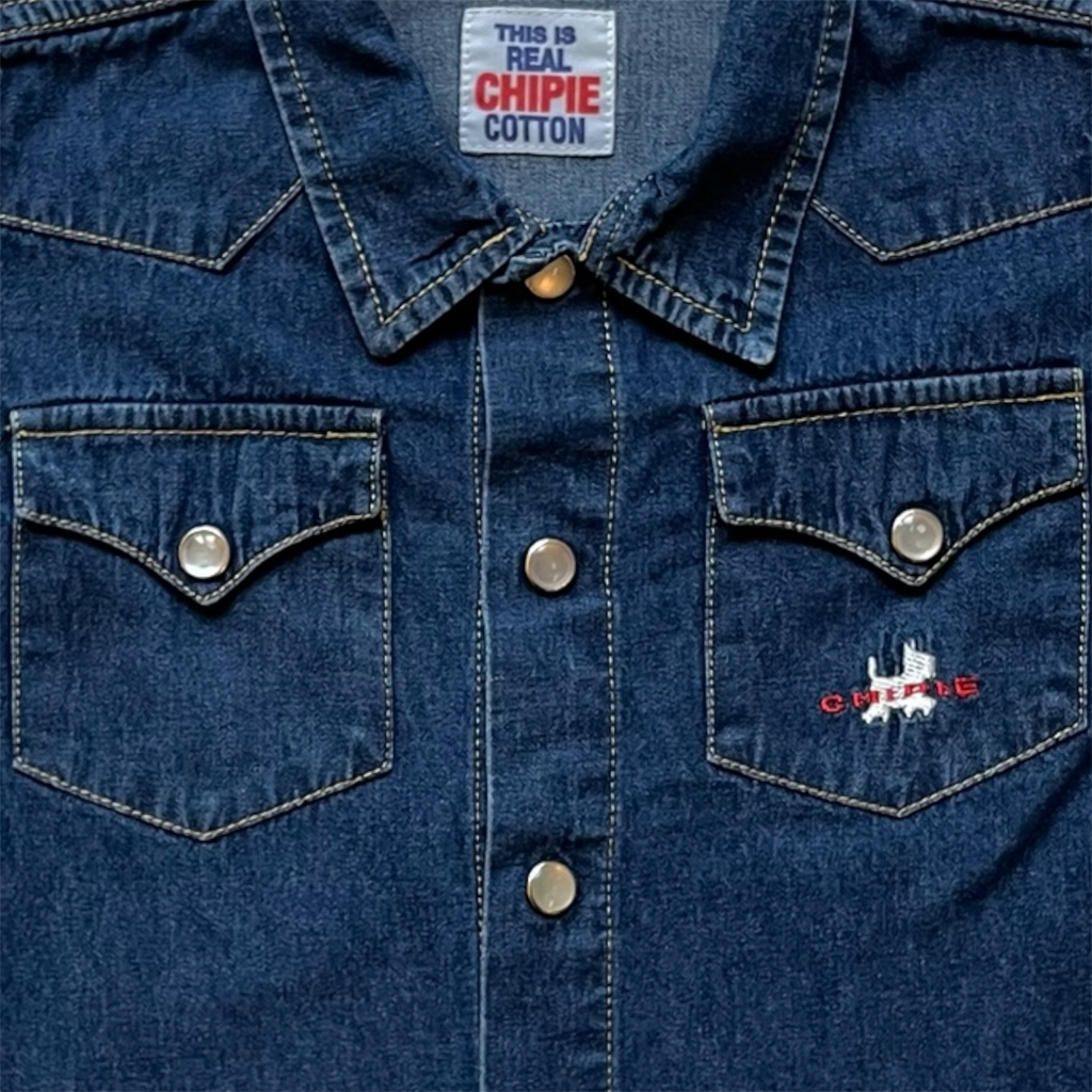 12M - Chemise jean foncé