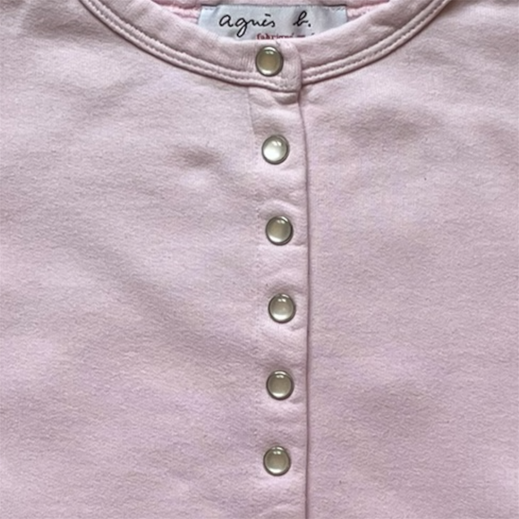 6M - Gilet pression adorable