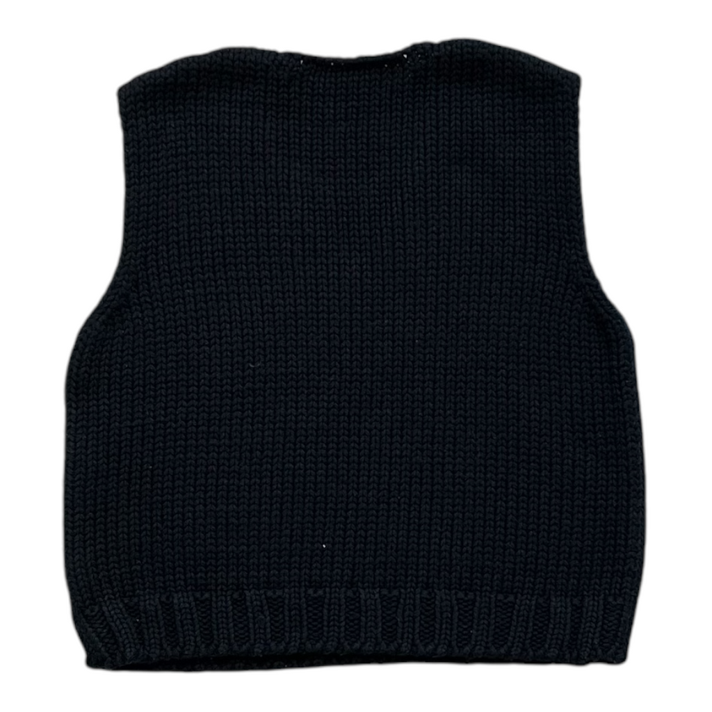 4A - Pull sans manches marine Cacharel