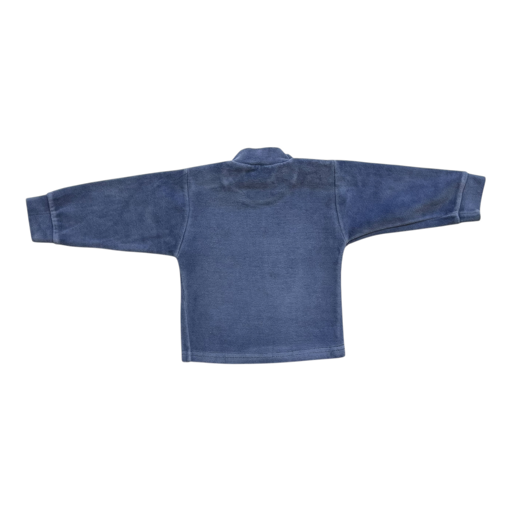 6M - Haut velouté bleu