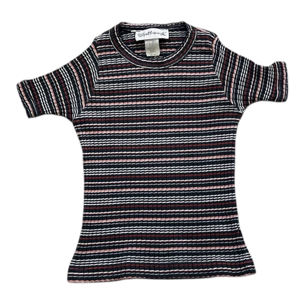 4A - T-Shirt rayé rétro Chattawak