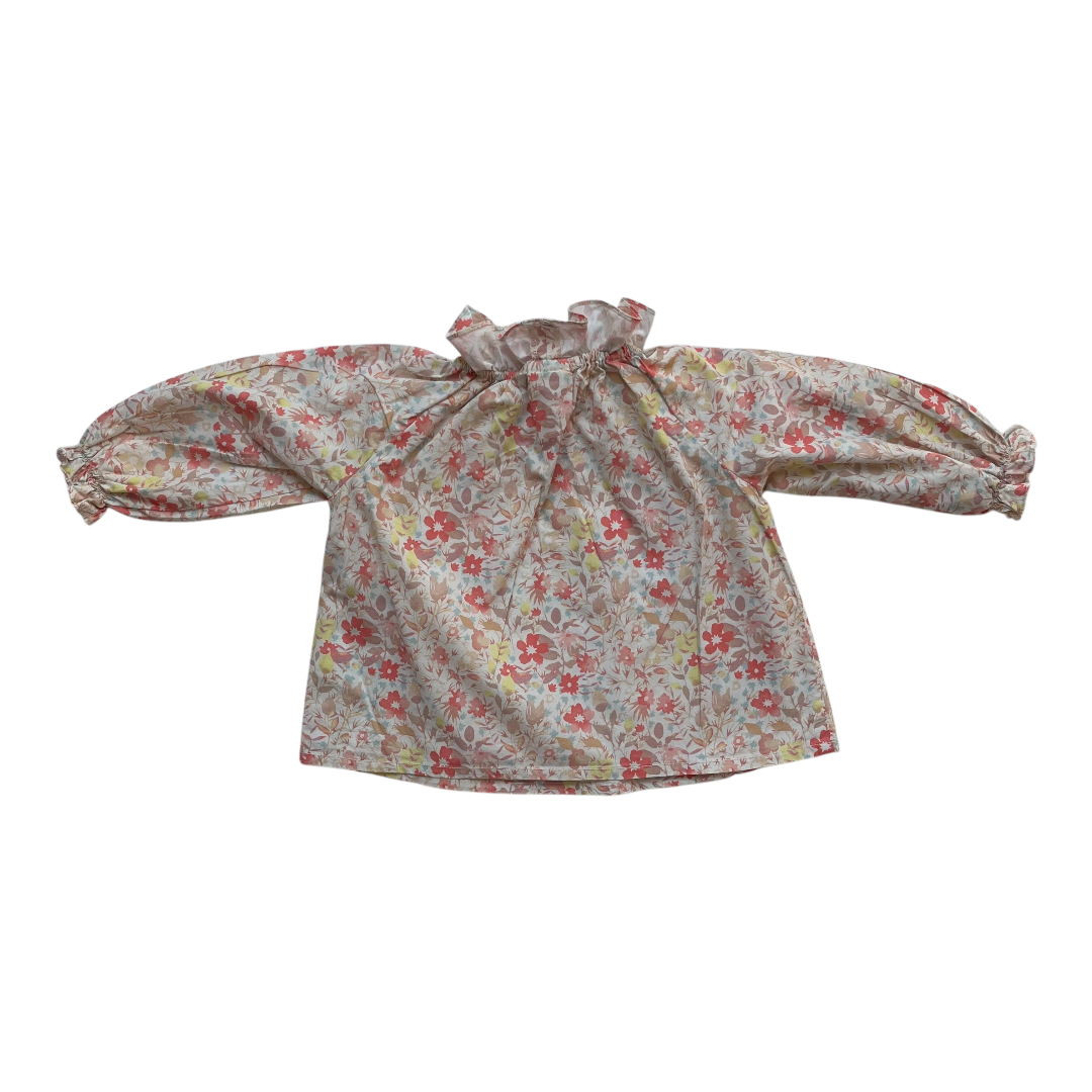 6M - Blouse en fleurs