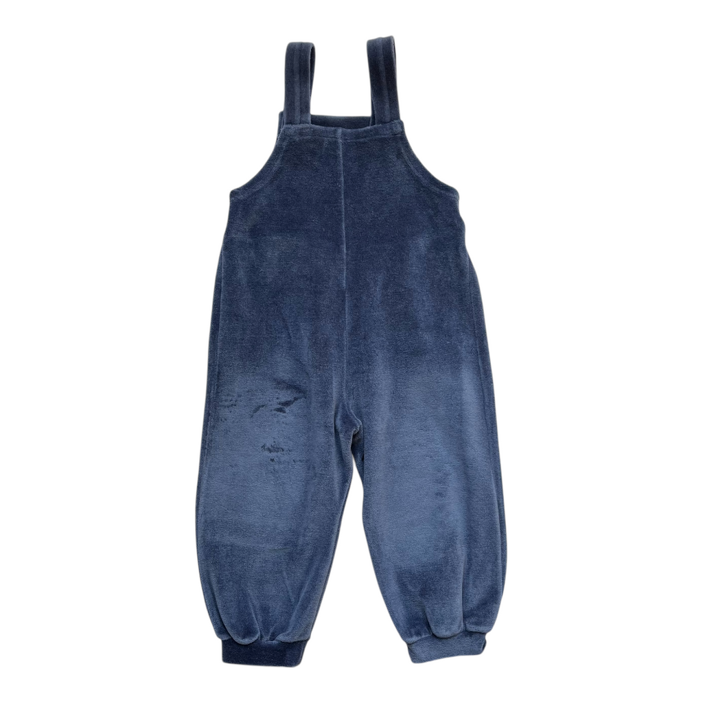 6M & 18M - Salopette veloutée marine