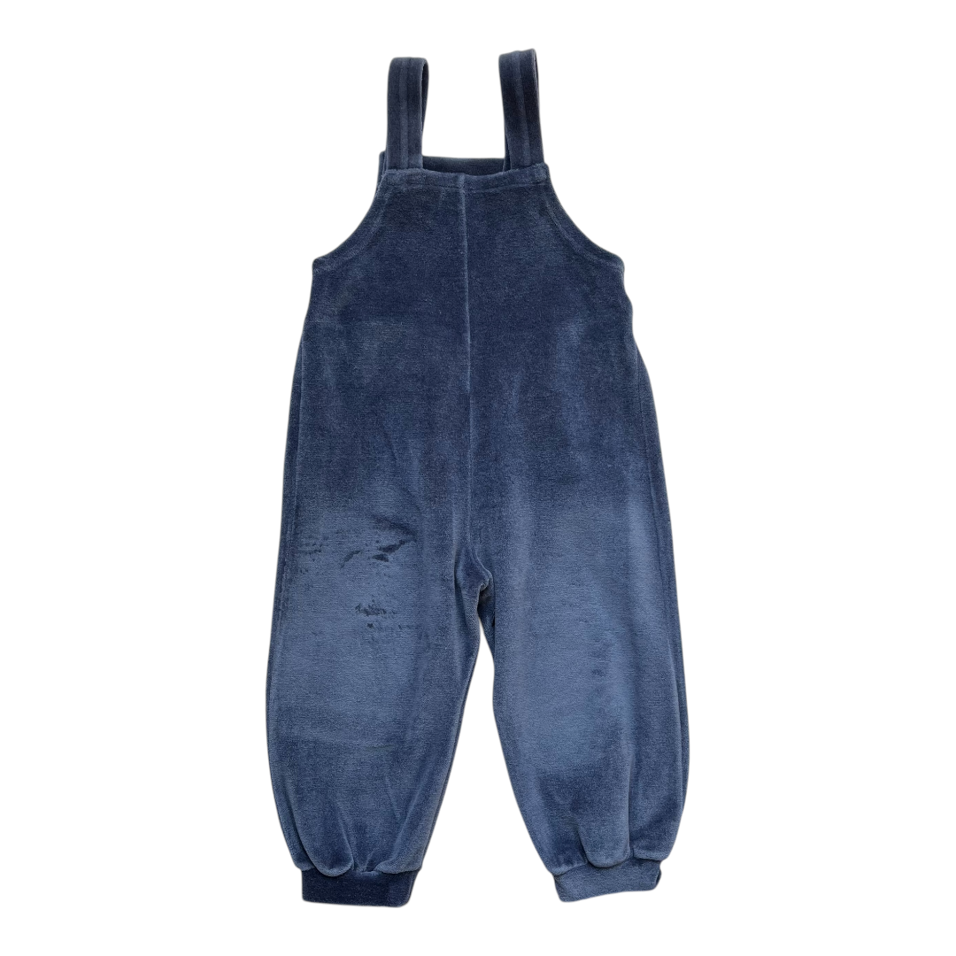 6M & 18M - Salopette veloutée marine