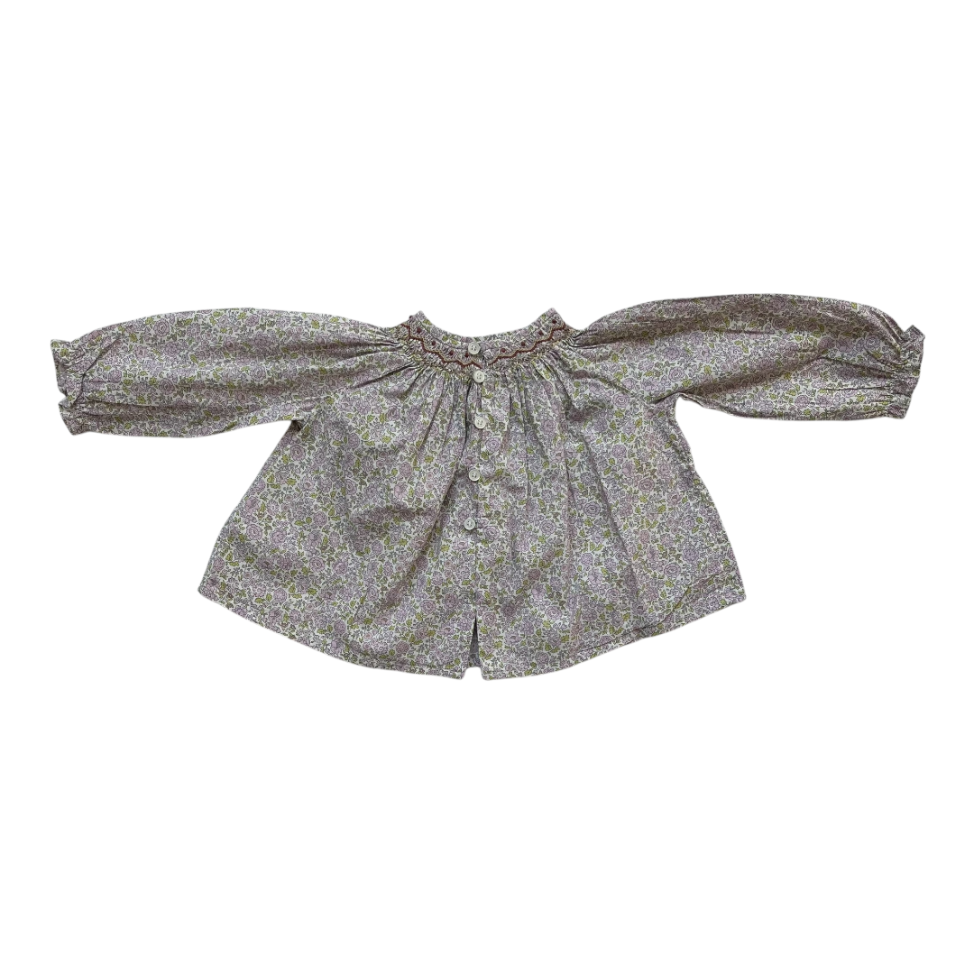 6M - Blouse fleurie petit printemps