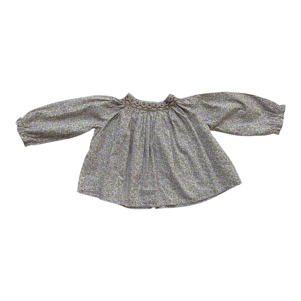 6M - Blouse fleurie petit printemps