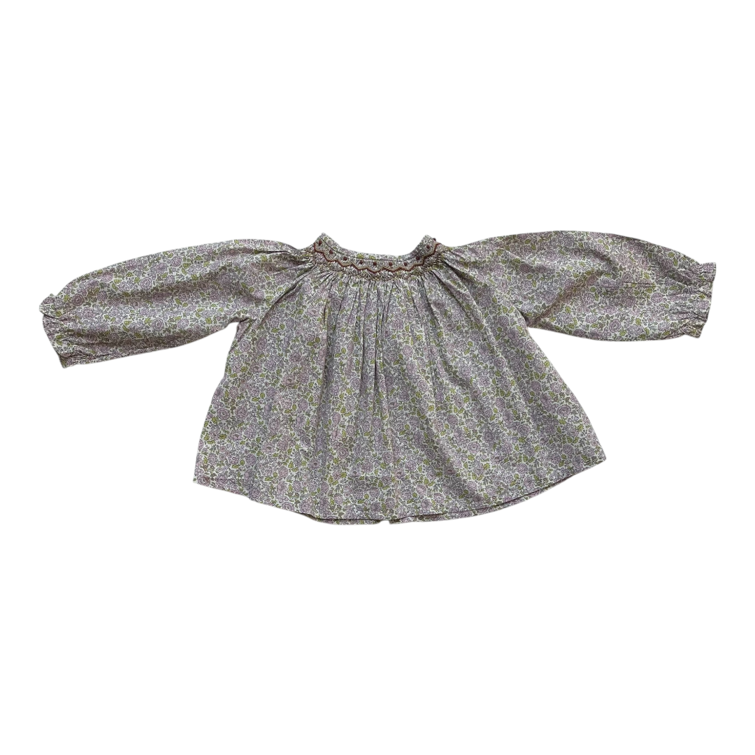 6M - Blouse fleurie petit printemps