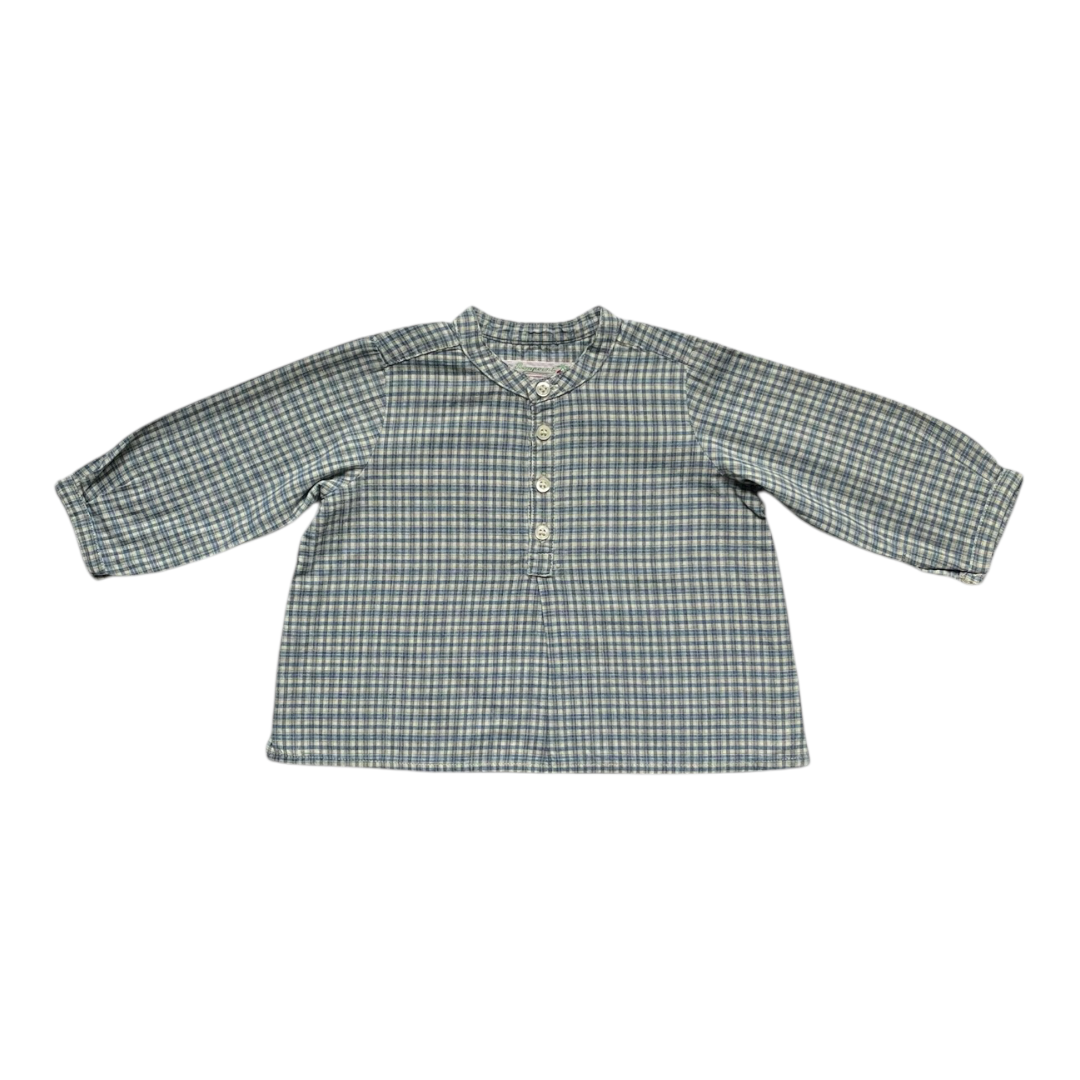 6M - Blouse à carreaux