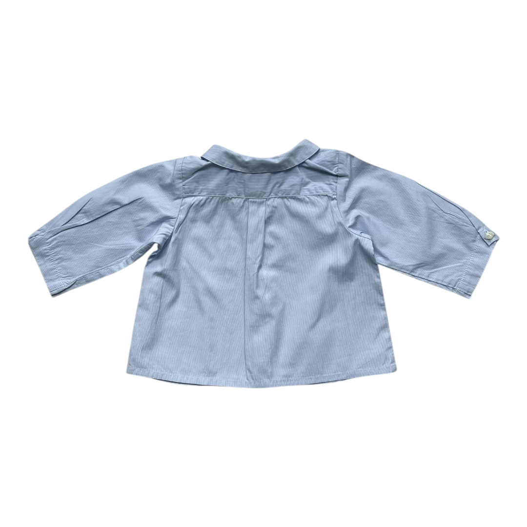 6M - Chemise à mini carreaux