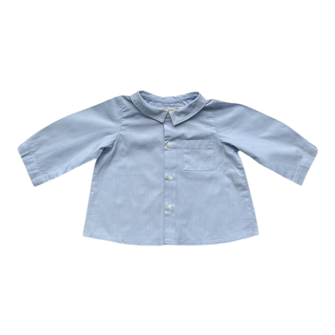 6M - Chemise à mini carreaux