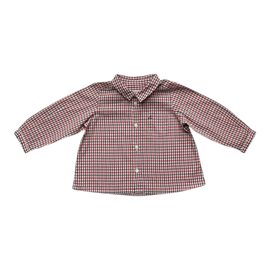 12M - Chemise à carreaux 🍒 Bonpoint